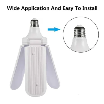 110-265V E27 LED Bulb Foldable Fan Blade Bulb 30W 45W 65W LED Lamp Super Bright White 6500K 3000K for Indoor Home Ceiling Light
110-265V E27 LED Bulb Foldable Fan Blade Bulb 30W 45W 65W LED Lamp Super Bright White 6500K 3000K for Indoor Home Ceiling Light