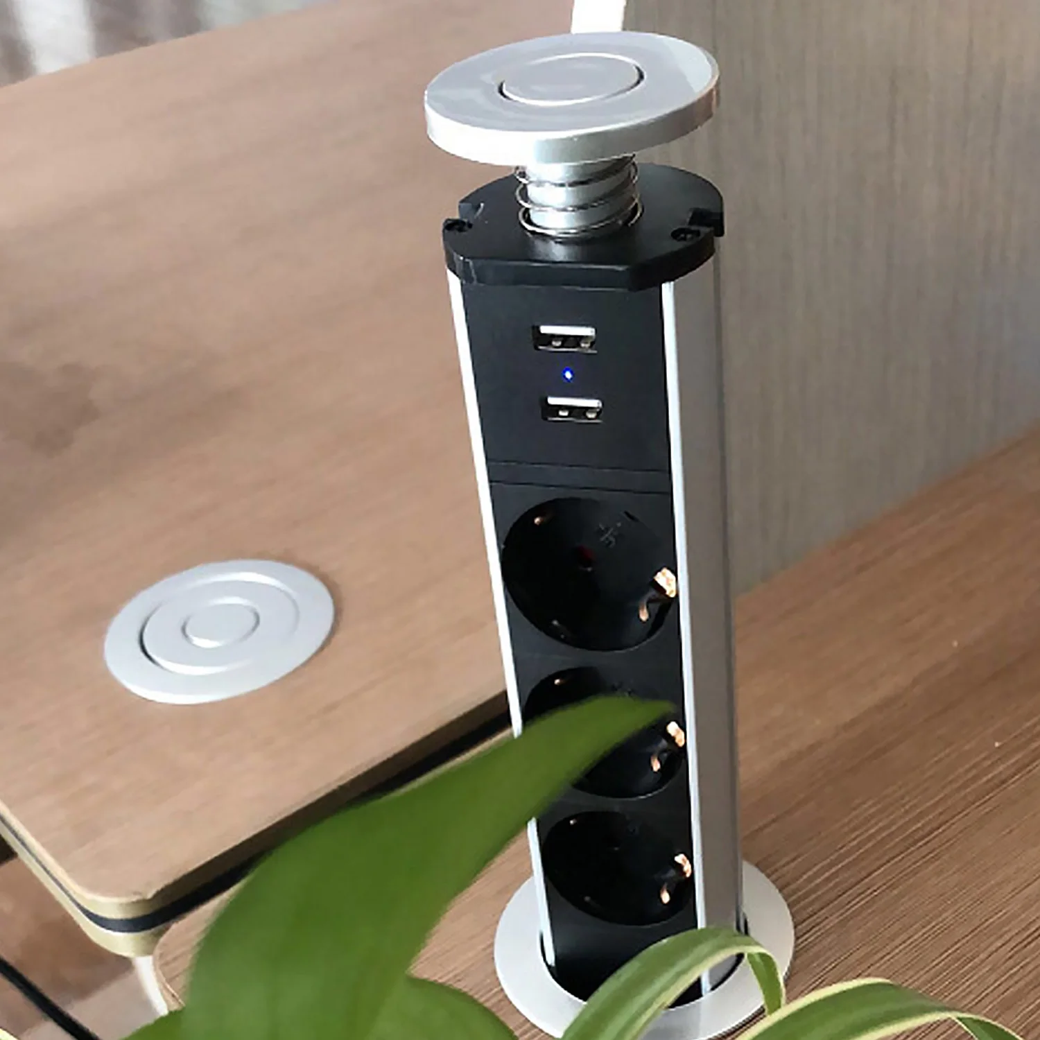 Besegad Pop-up Hidden Electrical Power Socket Outlet for Offices Hotels Meeting Room Conference Table Desk Countertop EU Plug
Besegad Pop-up Hidden Electrical Power Socket Outlet for Offices Hotels Meeting Room Conference Table Desk Countertop EU Plug