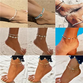 19 Style Ankelts For Women Girl Summer Jewelry Natural Shell Beads Anklet Hot Sale Gold Color Link Chain Ankle Bracelet Dropship
19 Style Ankelts For Women Girl Summer Jewelry Natural Shell Beads Anklet Hot Sale Gold Color Link Chain Ankle Bracelet Dropship