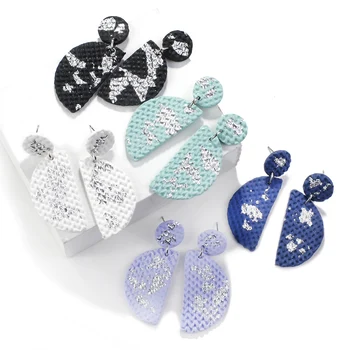 AENSOA Unique Colorful Geometric Pendant Earrings For Women Fashion Polymer Clay Semicircle Drop Earring Jewelry Pendientes 2020
AENSOA Unique Colorful Geometric Pendant Earrings For Women Fashion Polymer Clay Semicircle Drop Earring Jewelry Pendientes 2020