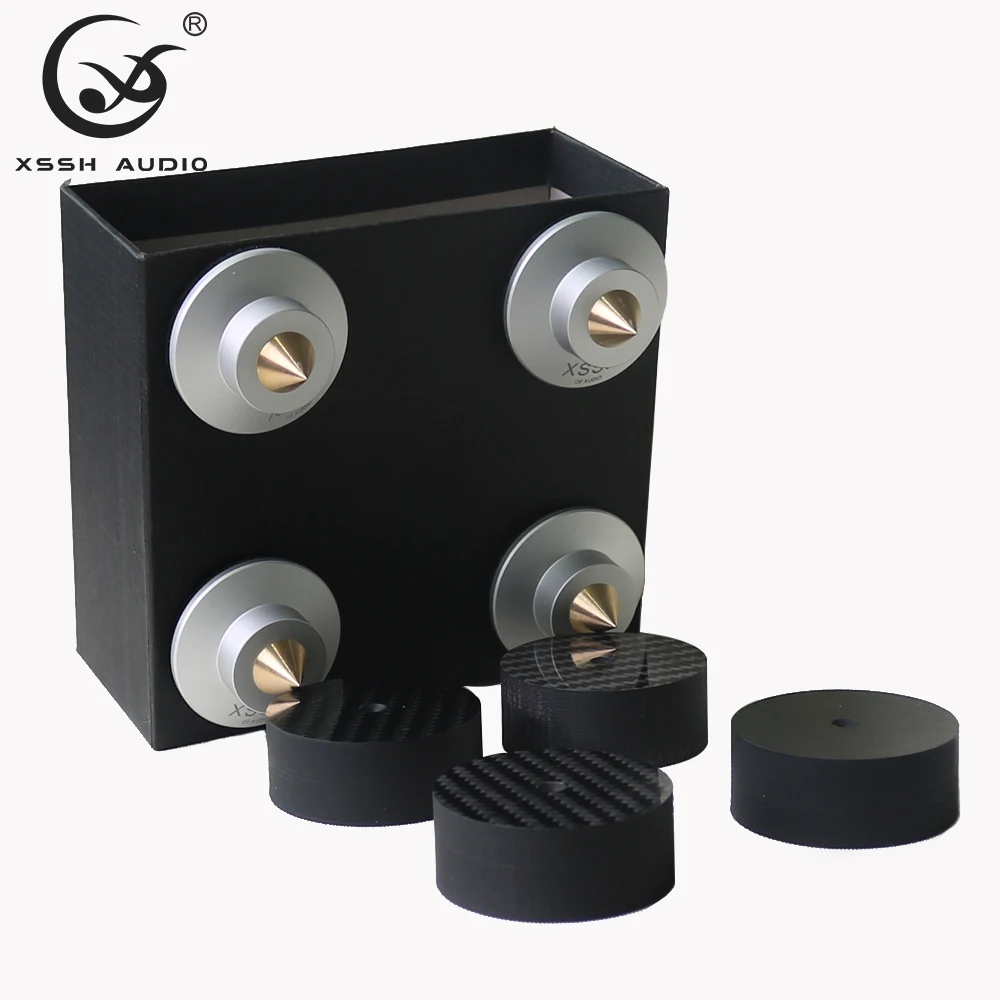 High End XSSH аудио Audiophile Ударные Шипы демпфирования колодки Hi-Fi Динамик Спайк