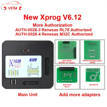 Newest XPROG V6.12 Add New Authorization X-PROG M Metal Box XPROG-M ECU Programmer Tool X Prog M V6.12 Full Adapters
Newest XPROG V6.12 Add New Authorization X-PROG M Metal Box XPROG-M ECU Programmer Tool X Prog M V6.12 Full Adapters
