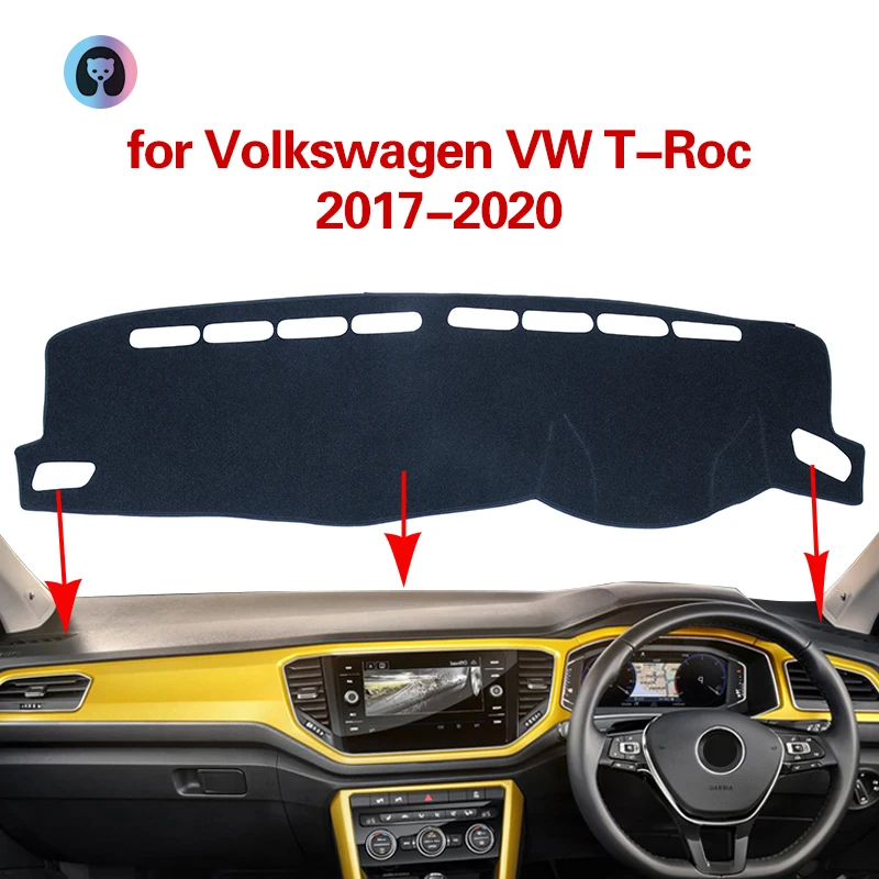 for Volkswagen VW T-Roc Anti-Slip Mat Dashboard Cover Pad Flannel Sunshade Dashmat Carpet Car Accessories 2017-2020 2018 2019
for Volkswagen VW T-Roc Anti-Slip Mat Dashboard Cover Pad Flannel Sunshade Dashmat Carpet Car Accessories 2017-2020 2018 2019