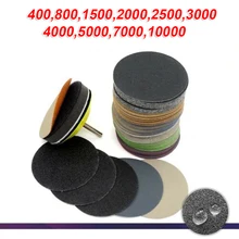 50Pcs 3 Inch 75mm Round Sandpaper Wet Dry Sanding Disc Sand Sheet Hook Loop Pad 400-10000 Grit Metal Polishing Pad Grinding Tool
50Pcs 3 Inch 75mm Round Sandpaper Wet Dry Sanding Disc Sand Sheet Hook Loop Pad 400-10000 Grit Metal Polishing Pad Grinding Tool