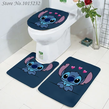 Cartoon Lilo & Stitch 3D Printed Bathroom Pedestal Rug Lid Toilet Cover Bath Mat Set Style-2
Cartoon Lilo & Stitch 3D Printed Bathroom Pedestal Rug Lid Toilet Cover Bath Mat Set Style-2