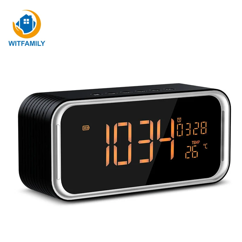 Large Alarm Clock Wireless Bluetooth Speaker Dual Alarms Temperature Time Display Support Tf Aux Music Player Date Desktop
Large Alarm Clock Wireless Bluetooth Speaker Dual Alarms Temperature Time Display Support Tf Aux Music Player Date Desktop