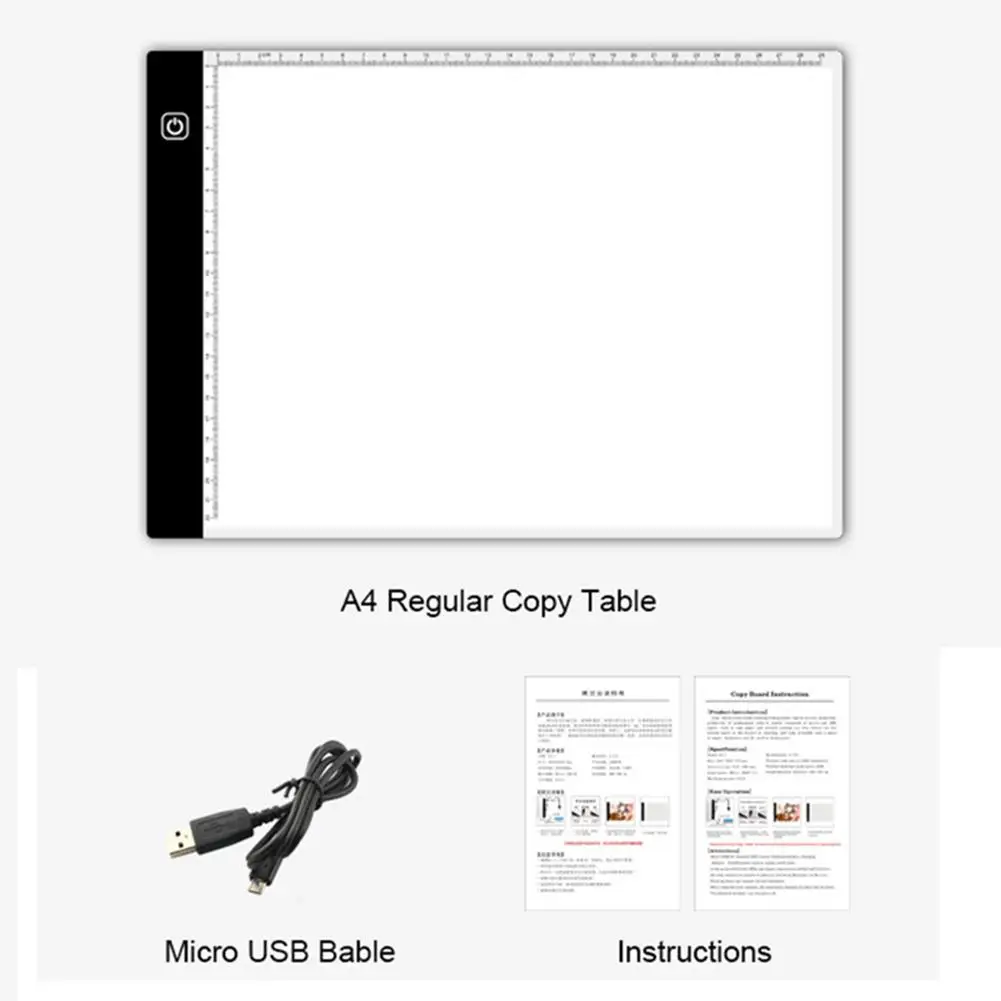 LED Painting Board A4 Acrylic Copy Drawing Tablet USB Stepless Dimming Digital Writing Pad Painting Accessories Tool
LED Painting Board A4 Acrylic Copy Drawing Tablet USB Stepless Dimming Digital Writing Pad Painting Accessories Tool