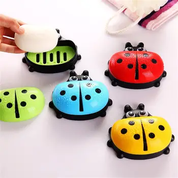 1PC Ladybug Soap Holder Colorful Cute Cartoon Plastic Travel Soap Storage Dish Box With Bathroom Organizer Case Drain Rack
1PC Ladybug Soap Holder Colorful Cute Cartoon Plastic Travel Soap Storage Dish Box With Bathroom Organizer Case Drain Rack