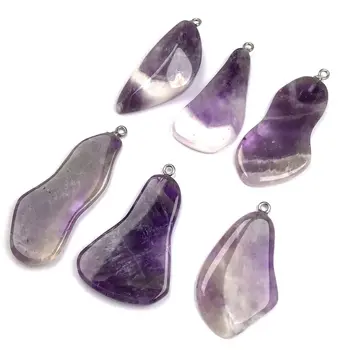 2020 Natural Stone Amethysts Pendant Irregular Shape Smooth Surface Charms Pendant Making for Jewelry Necklace 25x50mm
2020 Natural Stone Amethysts Pendant Irregular Shape Smooth Surface Charms Pendant Making for Jewelry Necklace 25x50mm