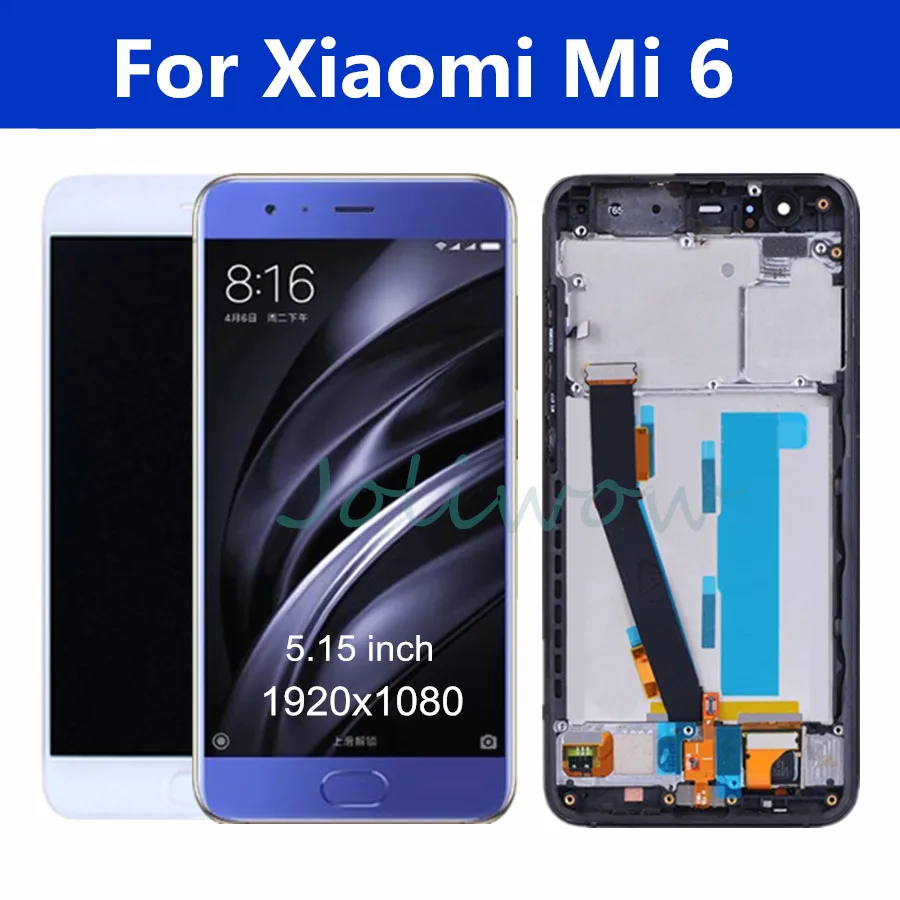 5.15" For Xiaomi Mi 6 LCD Display+Touch Screen With Fingerprint Button Sensor Digitizer Screen For Xiaomi 6 Mi6 LCD Replacement
5.15" For Xiaomi Mi 6 LCD Display+Touch Screen With Fingerprint Button Sensor Digitizer Screen For Xiaomi 6 Mi6 LCD Replacement