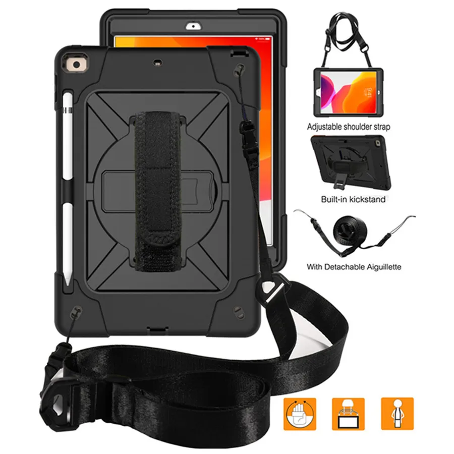 200 Case for iPad 10.2 7th Gen A2197 A2200 10.2" Tablet Funda Capa Heavy Armour Pencil Holder Cover for Kid ipad 10.2+Strap
200 Case for iPad 10.2 7th Gen A2197 A2200 10.2" Tablet Funda Capa Heavy Armour Pencil Holder Cover for Kid ipad 10.2+Strap