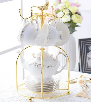 White Coffee Cup Bone China Tea Cup Set Porcelain Cup Gold Tea Cups Saucer Holder Luxury Taza Cafe Wedding Cup Tray AC50BD
White Coffee Cup Bone China Tea Cup Set Porcelain Cup Gold Tea Cups Saucer Holder Luxury Taza Cafe Wedding Cup Tray AC50BD