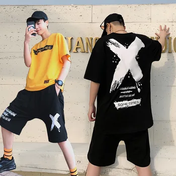 30 Suit Male Chao Brand Loose Big Code Personality Ins Trend T Shirt Shorts Hip Hop Sports Two-piece Set
30 Suit Male Chao Brand Loose Big Code Personality Ins Trend T Shirt Shorts Hip Hop Sports Two-piece Set