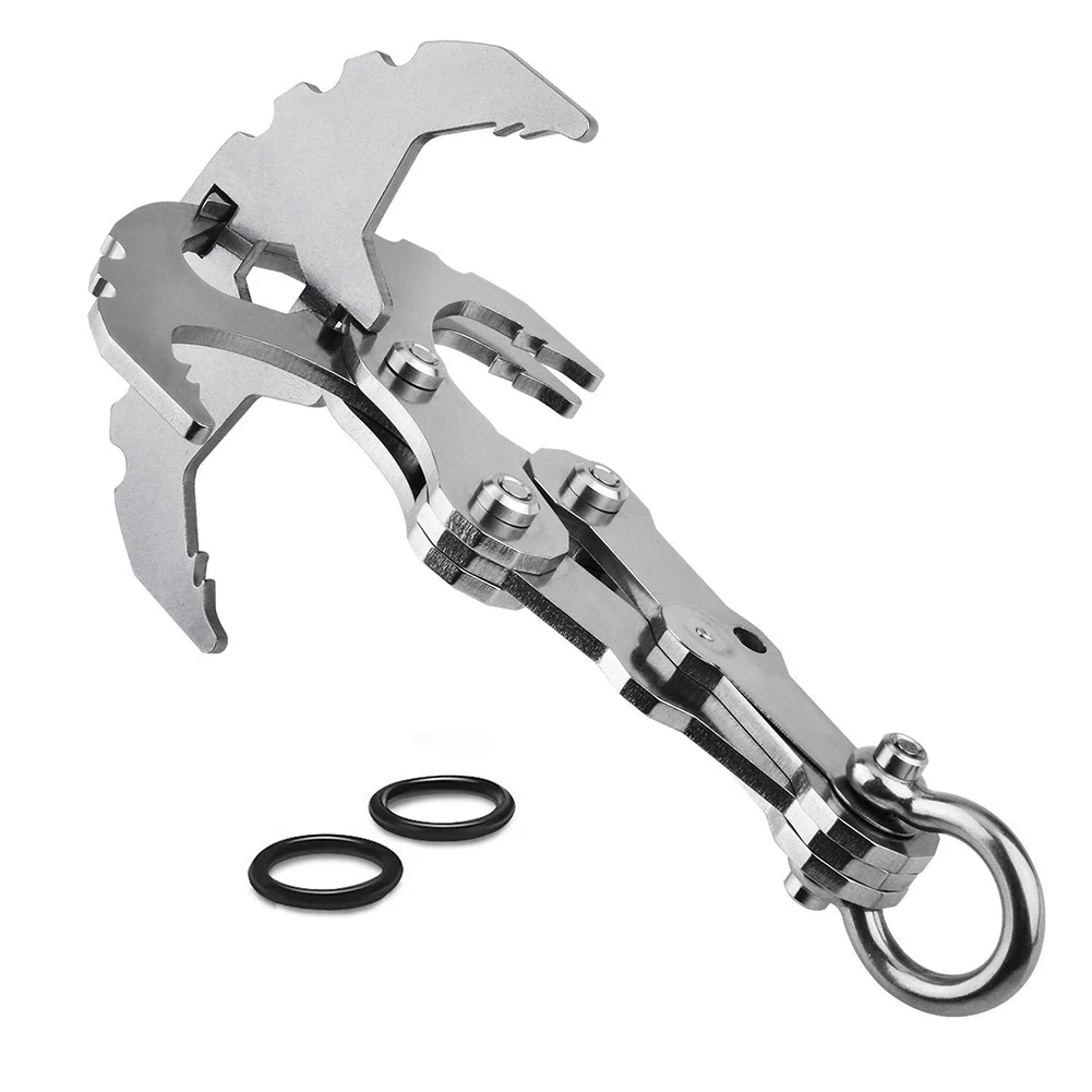Survival Carabiner Portable Equipment Grappling Hook Hiking Rock Climbing Outdoor 2-in-1 Gravity Hook Stainless Steel Foldable
Survival Carabiner Portable Equipment Grappling Hook Hiking Rock Climbing Outdoor 2-in-1 Gravity Hook Stainless Steel Foldable