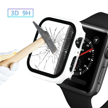 Watch Case for Apple Watch Series 4/5 40mm / 44mm Smartwatch Full Cover Bumper Case with Tempered Glass Screen Protector
Watch Case for Apple Watch Series 4/5 40mm / 44mm Smartwatch Full Cover Bumper Case with Tempered Glass Screen Protector