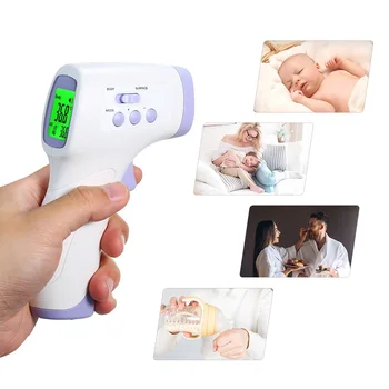 Digital Infrared Thermometer LCD Backlight Display Non-contact IR Forehead Ear Thermometers Body Surface Temperature Measurement
Digital Infrared Thermometer LCD Backlight Display Non-contact IR Forehead Ear Thermometers Body Surface Temperature Measurement