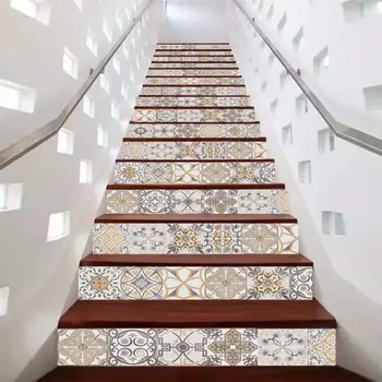 Removable Stairs Sticker Step Self-Adhesive Ceramic Tiles PVC Stair Wallpaper Decal Vinyl Stairway Home Decoration Novelty
Removable Stairs Sticker Step Self-Adhesive Ceramic Tiles PVC Stair Wallpaper Decal Vinyl Stairway Home Decoration Novelty