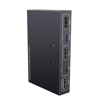 2 Ports 4K USB HDMI KVM Video Display Switch Box Converter USB Switch Splitter for 2 PC Sharing Keyboard Mouse Printer
2 Ports 4K USB HDMI KVM Video Display Switch Box Converter USB Switch Splitter for 2 PC Sharing Keyboard Mouse Printer