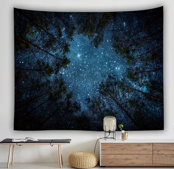 Starry Sky Forest Printed Large Wall Tapestry Cheap Hippie Wall Hanging Bohemian Wall Tapestries Mandala Wall Art Decor
Starry Sky Forest Printed Large Wall Tapestry Cheap Hippie Wall Hanging Bohemian Wall Tapestries Mandala Wall Art Decor
