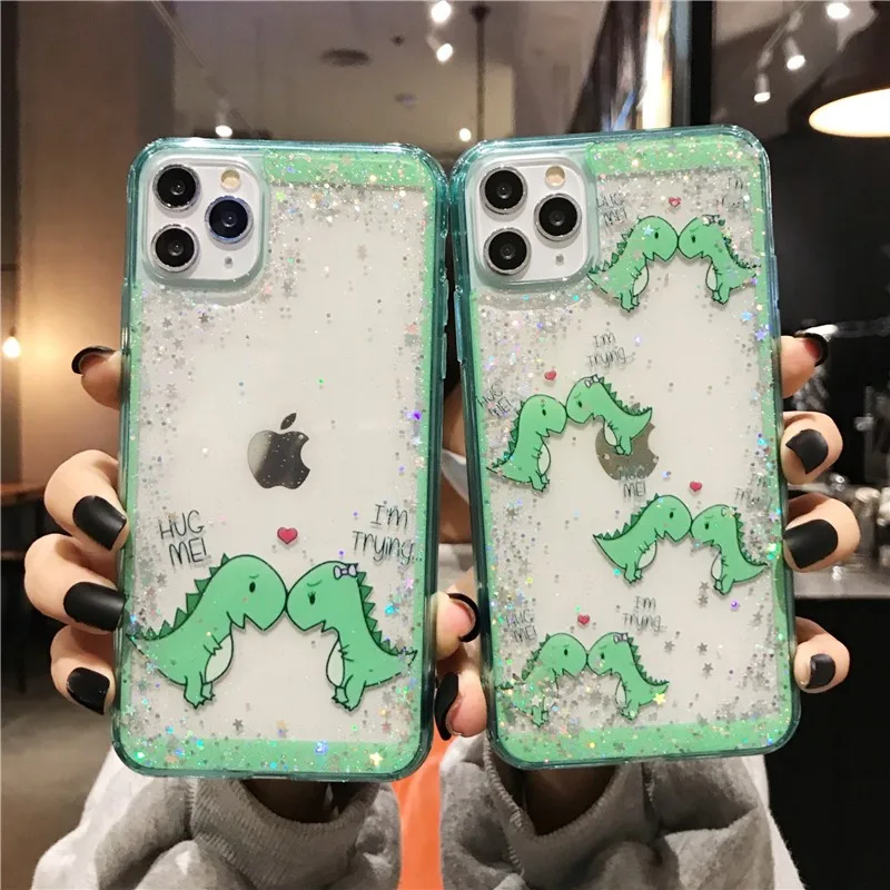 Cartoon animal dinosaur Couple's Phone Cover Case For Iphone X 11 pro Xs Max Xr 10 8 7 6 6s Plus SE 4.7 Luxury soft Coque Fundas
Cartoon animal dinosaur Couple's Phone Cover Case For Iphone X 11 pro Xs Max Xr 10 8 7 6 6s Plus SE 4.7 Luxury soft Coque Fundas