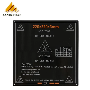 MK3 Mk2 Heated Bed 12V 24V Parts For Reprap Mendel HotBed 3D Printers Part 220*220mm Aluminium Plate 3mm Heatbed PCB Accessories 
MK3 Mk2 Heated Bed 12V 24V Parts For Reprap Mendel HotBed 3D Printers Part 220*220mm Aluminium Plate 3mm Heatbed PCB Accessories