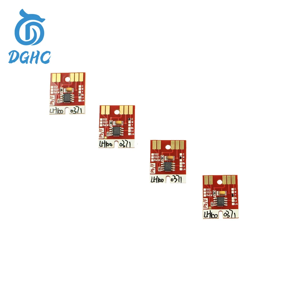 

LH100 spc 0371 Постоянный чип для Mimaki UJF-605cII принтер LH 100 чип автоматического сброса BK C M Y LC LM WH