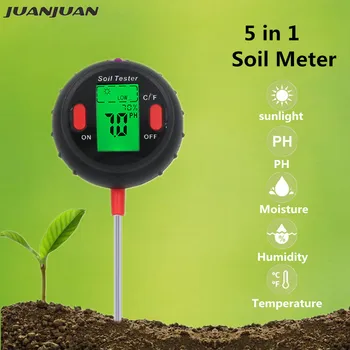 5 in 1 Digital Soil Moisture Meter Measuring Soil pH Humidity Moisture Light and Temperature for Home Garden 40% off 
5 in 1 Digital Soil Moisture Meter Measuring Soil pH Humidity Moisture Light and Temperature for Home Garden 40% off