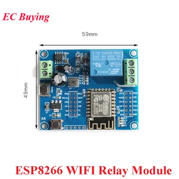 ESP8266 Wireless WIFI Relay Controller Module ESP-12F DC 5V-80V Single-channel ESP 12F Development Board for IOT Smart Home
ESP8266 Wireless WIFI Relay Controller Module ESP-12F DC 5V-80V Single-channel ESP 12F Development Board for IOT Smart Home