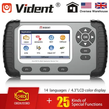 VIDENT iAuto702 Pro iAuto 702Pro with ABS/SRS/EPB/DPF Up to 25 Maintenance Special Function Update Online Better than iLink450
VIDENT iAuto702 Pro iAuto 702Pro with ABS/SRS/EPB/DPF Up to 25 Maintenance Special Function Update Online Better than iLink450