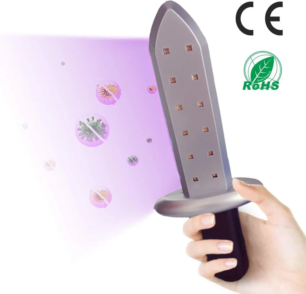 12LEDs Portable LED UVC Disinfection Light For Mask Toothbrush phone chopsticks spoons desks Portable UVC LED light sanitizer
12LEDs Portable LED UVC Disinfection Light For Mask Toothbrush phone chopsticks spoons desks Portable UVC LED light sanitizer
