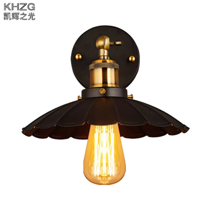 American Creative Black Umbrella Shape Wall Lamp Retro Bar Corridor Aisle Rotatable Adjustable Lotus Leaf Wall Light
American Creative Black Umbrella Shape Wall Lamp Retro Bar Corridor Aisle Rotatable Adjustable Lotus Leaf Wall Light