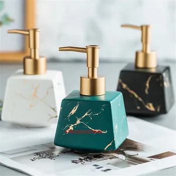 260/350ML Luxury Ceramic Hand Sanitizer Bottle Marble Bathroom Shampoo Bottles Household Lotion Press Bottle Toilet Decoration
260/350ML Luxury Ceramic Hand Sanitizer Bottle Marble Bathroom Shampoo Bottles Household Lotion Press Bottle Toilet Decoration