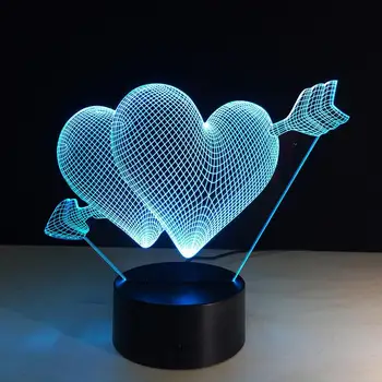 3D Creative Bright Modern Acrylic 3D LED Light Table Lamp Night Light Desk Light Decoration Home Decor Atmosphere Gifts
3D Creative Bright Modern Acrylic 3D LED Light Table Lamp Night Light Desk Light Decoration Home Decor Atmosphere Gifts