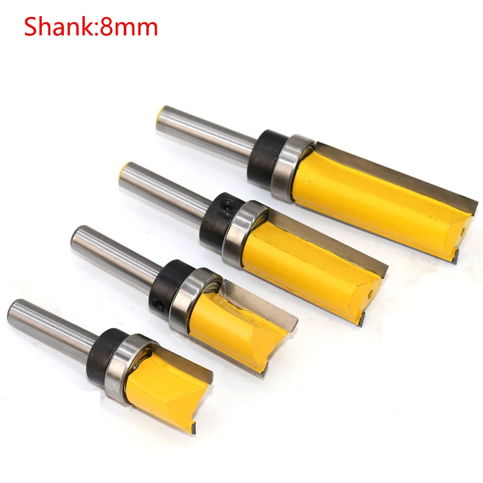 

1pcs 8mm Shank Milling Cutter Router Bit Wood Cutter Router Bit Carbide Shank Mill Woodworking Trimming Engraving Cutting Tools