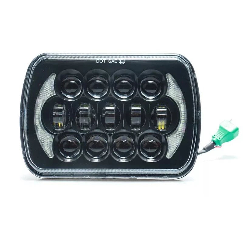1 Pair 105w 5x7 7x6 inch Rectangular Sealed Beam Led Headlight With DRL For Jeep Wrangler YJ Cherokee XJ H6014 H6052 H6054 LED
1 Pair 105w 5x7 7x6 inch Rectangular Sealed Beam Led Headlight With DRL For Jeep Wrangler YJ Cherokee XJ H6014 H6052 H6054 LED