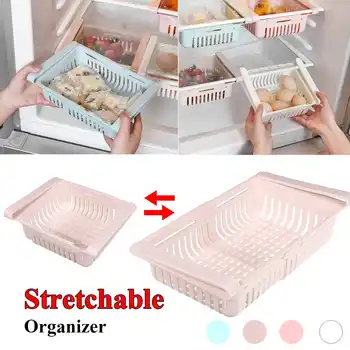 Kitchen Organizer Adjustable Kitchen Refrigerator Storage Rack Fridge Freezer Shelf Holder Pull-out Drawer Organiser Space Saver
Kitchen Organizer Adjustable Kitchen Refrigerator Storage Rack Fridge Freezer Shelf Holder Pull-out Drawer Organiser Space Saver