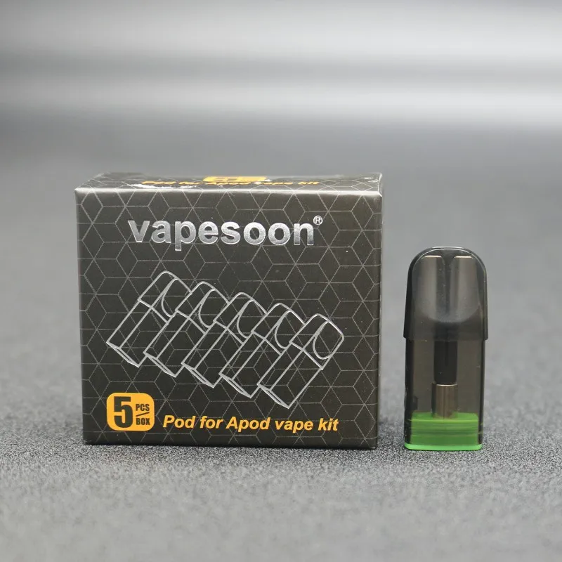 5pcs/box Empty Pod 1.2ml Refillable Cartidge Vape System Fit for vapesoon Apod Pod Kit
5pcs/box Empty Pod 1.2ml Refillable Cartidge Vape System Fit for vapesoon Apod Pod Kit