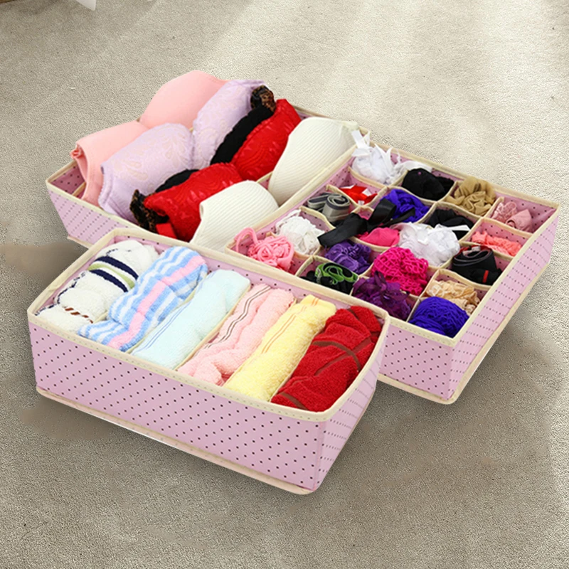 DINIWELL 3PCS Foldable Home Underwear Storage Box Non Woven Bra Tie Socks Container Wardrobe Organizers Closet Dividers
DINIWELL 3PCS Foldable Home Underwear Storage Box Non Woven Bra Tie Socks Container Wardrobe Organizers Closet Dividers