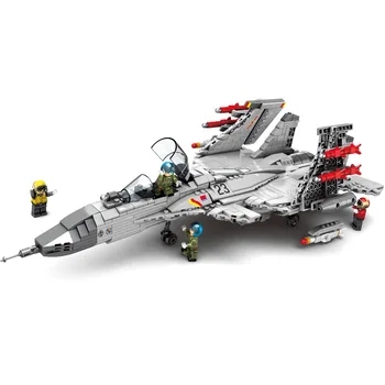New Sembo Military J-15 Flying Shark Fighter Plane Building Blocks Modern Weapon Bricks Assembly Model Toys for Children Gifts
New Sembo Military J-15 Flying Shark Fighter Plane Building Blocks Modern Weapon Bricks Assembly Model Toys for Children Gifts