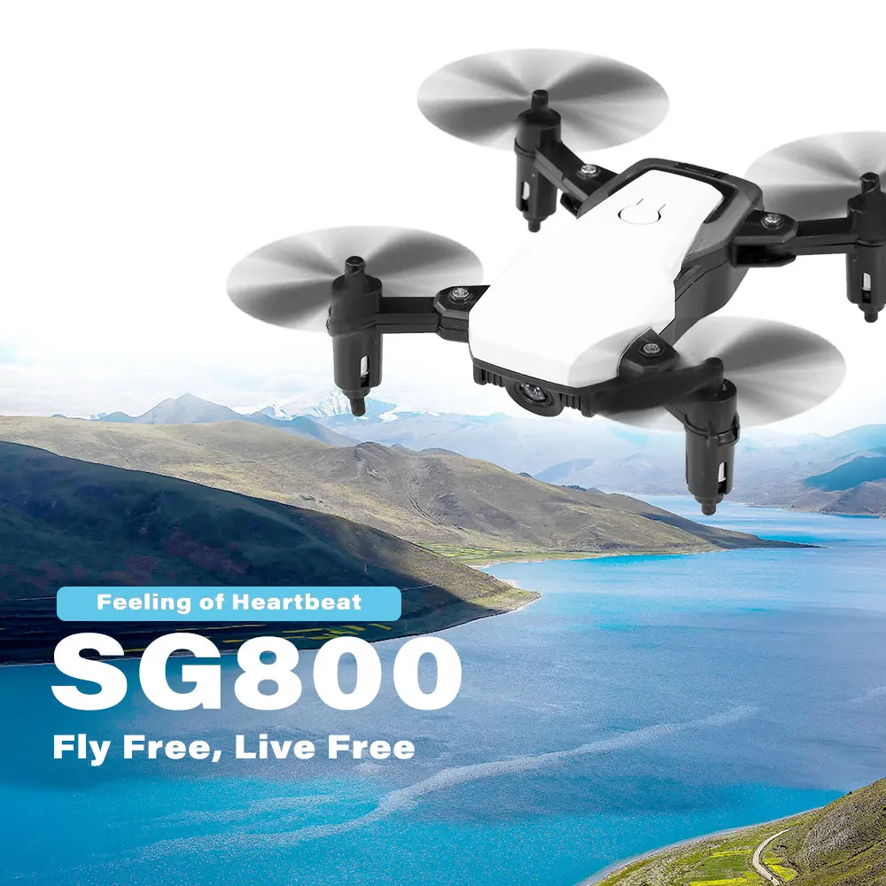 SG800 RC Drone 720P Wide-angle Wifi FPV Gesture Photo Video Altitude Hold Foldable RC Selfie Dron RC Quadcopter RC Toys
SG800 RC Drone 720P Wide-angle Wifi FPV Gesture Photo Video Altitude Hold Foldable RC Selfie Dron RC Quadcopter RC Toys