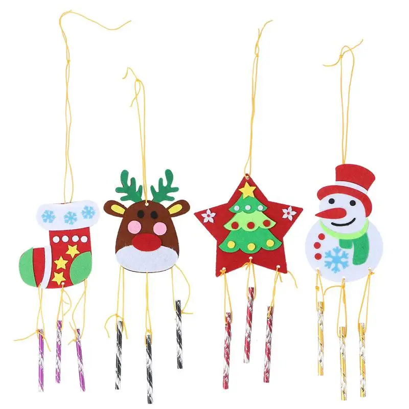 4pcs Handmade Pattern Children's Christmas DIY Material Set for Festival Christmas Kid
4pcs Handmade Pattern Children's Christmas DIY Material Set for Festival Christmas Kid