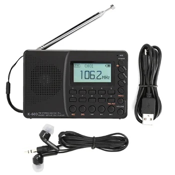 Portable Memory Card 3.5MM FM Radio Digital Display USB Charging Elderly Music Player With version 5.0 Bluetooth connection
Portable Memory Card 3.5MM FM Radio Digital Display USB Charging Elderly Music Player With version 5.0 Bluetooth connection
