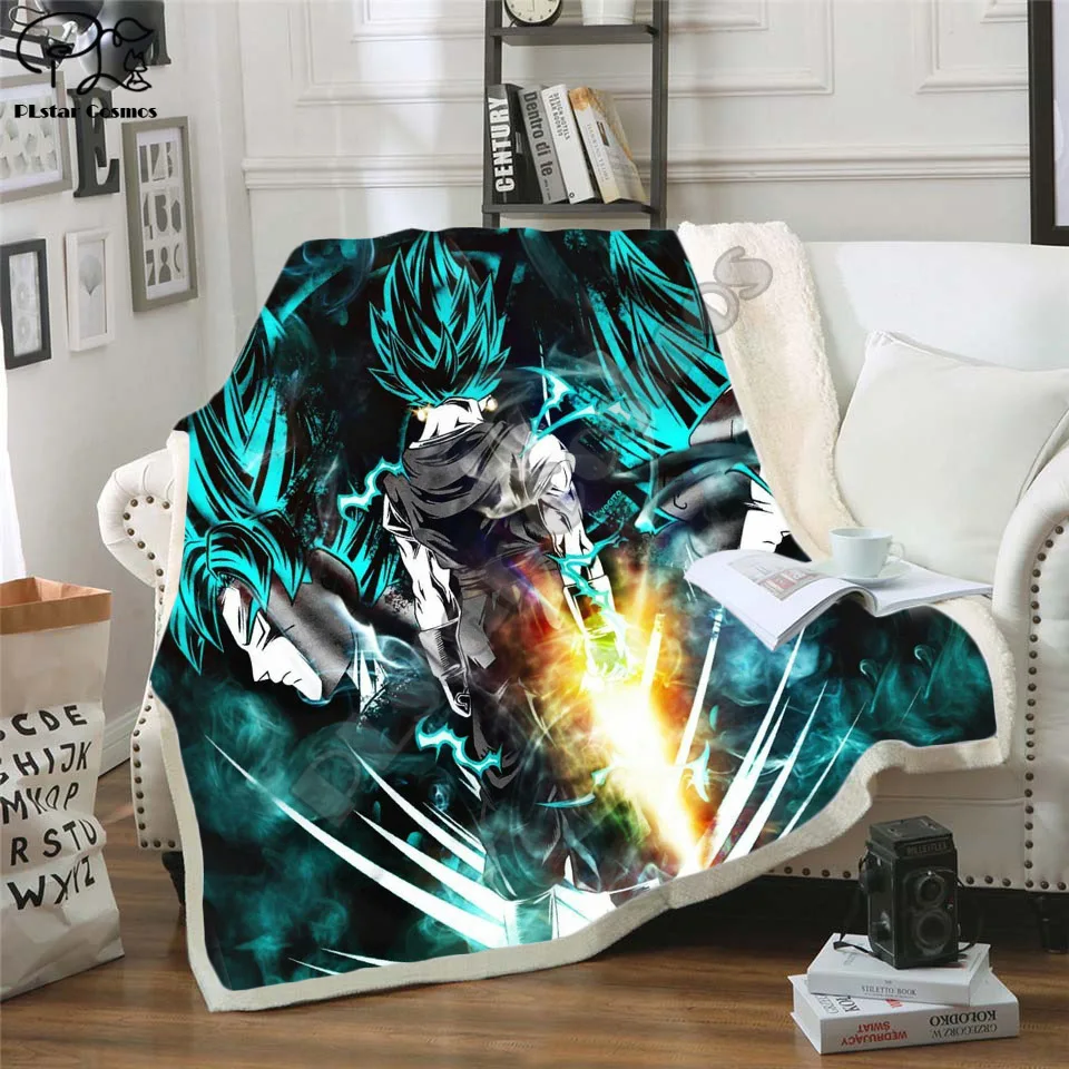 

Anime 3D Printed Sherpa Blanket Couch Quilt Cover Travel Bedding Outlet Velvet Plush Fleece Blanket Bedspre style-20