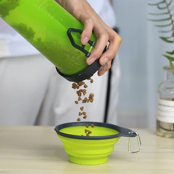 Portable 2 In 1 Pet Dog Water Bottle Feeder Bowl For Outdoor Travel
Portable 2 In 1 Pet Dog Water Bottle Feeder Bowl For Outdoor Travel