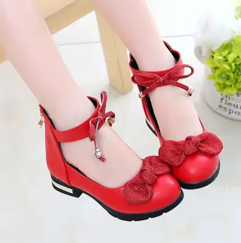 Fashion Bow Autumn Kids High Heel Shoes School Girl Party Children Wedding Princess Leather Shoe 4-12 Years
Fashion Bow Autumn Kids High Heel Shoes School Girl Party Children Wedding Princess Leather Shoe 4-12 Years