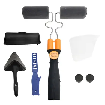 Telescopic Rod Seamless Roller Paint Brush Set Double Paint Runner Pro Kit Roller Wall Brush Set Track Painting Tool 
Telescopic Rod Seamless Roller Paint Brush Set Double Paint Runner Pro Kit Roller Wall Brush Set Track Painting Tool