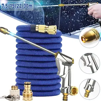 Hose Pipe 25FT-100FT Garden Hose Expandable Flexible Water Hose Plastic Hose Handy Pipe With Spray Guns Watering Double Latex
Hose Pipe 25FT-100FT Garden Hose Expandable Flexible Water Hose Plastic Hose Handy Pipe With Spray Guns Watering Double Latex