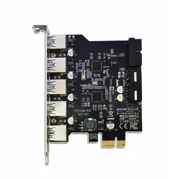 USB3.0 Expansion Card 5 Ports + 19PIN Slot Computer Accsessories for WinXP Vista LHB99
USB3.0 Expansion Card 5 Ports + 19PIN Slot Computer Accsessories for WinXP Vista LHB99