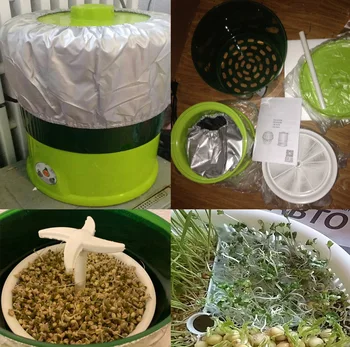 Household Intelligence Bean Sprouts Machine Upgrade Large Capacity Thermostat Green Seeds Growing Automatic Bean Sprout Machine
Household Intelligence Bean Sprouts Machine Upgrade Large Capacity Thermostat Green Seeds Growing Automatic Bean Sprout Machine