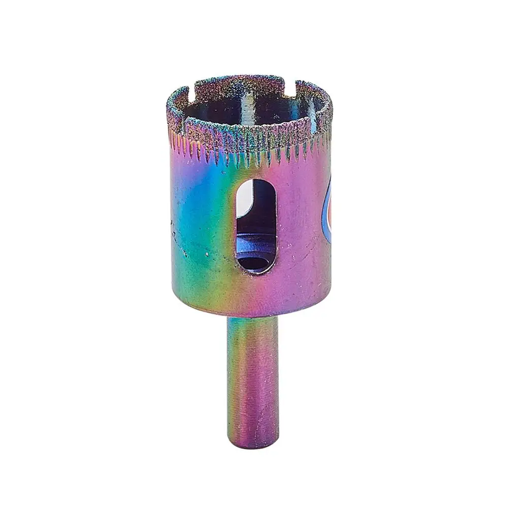 

Utoolmart New 25/28/30/32/35mm Dia Glass Hole Saw Diamond Drill Bit Cutting Tool Tile Ceramic Marble Colorful Gold Silver